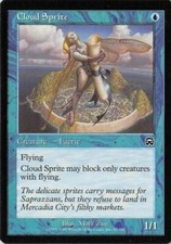 X4 Cloud Sprite Mercadian Masques LP/NM MTG Magic DNA GAMES