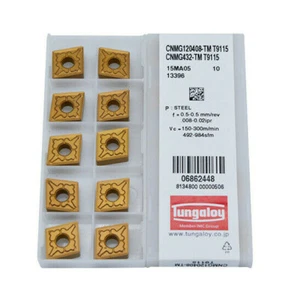 CNMG120408-TM T9115 CNMG432-TM CNC Carbide Inserts 10pcs(1box) - Picture 1 of 5