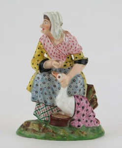 Minton porcelain flatback figure 'Old Mother Goose' (restoration) 1824-8 - Picture 1 of 12