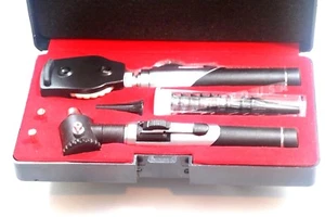 New Professional Use Led Fiber Optic ophthalmoscope,Otoscope ENT Diagnostic Set - Picture 1 of 12