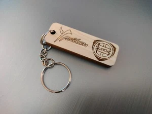Portachiavi Lancia Ypsilon, legno inciso e tagliato al laser. Personalizzabile ! - Foto 1 di 2