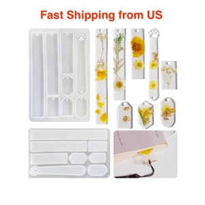 DIY Bookmark Resin Molds - Rectangle Bookmark Silicone Molds - Picture 1 of 6