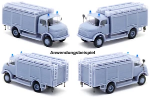 Mickon 10500 - MB LAF 1113 SW 2000 Tr Bund Feuerwehr - BAUSATZ - 1:87 H0 - Picture 1 of 5