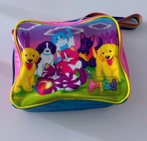 Vintage Lisa Frank Lunch Bag Puppy Casey Kitten 90s - Picture 1 of 1