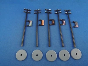 5 Stück Telegraphenmast Strommast Telefonmast H0 1:87 #263053 - Bild 1 von 3