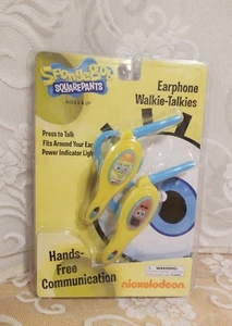 Spongebob Schwammkopf Kopfhörer Walkie Talkies neu in Verpackung 2011 passt um das Ohr - Bild 1 von 4