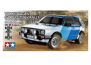 TAMIYA RC VW Golf II GTI 16V Rally MF-01X Chassis 4WD 1:10 Bausatz 58714 Modellbau - Bild 1 von 14