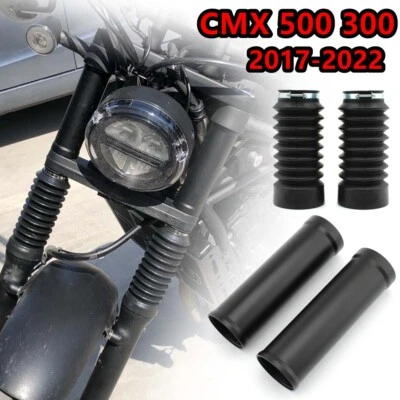 Front Fork Shock Cover Gaiters Boot Cap For Honda Rebel CMX500 CMX300 2017-2023 Foto 1 de 4
