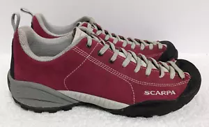Scarpa Mojito Zustiegsschuhe weinrot Wildleder Trail Wandern Klettern Damengröße 7,5 - Bild 1 von 9