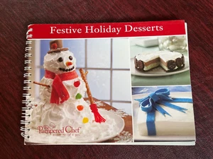 Pampered Chef Festive Holiday Christmas Dessert Treats Cookbook Creative Nice! - Imagen 1 de 6