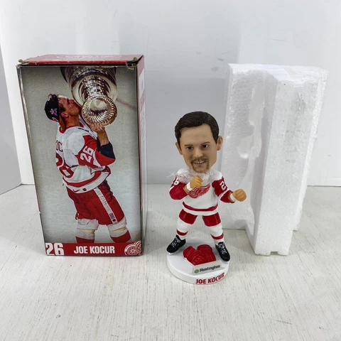 Joe Kocur Detroit Red Wings Grind Line Bobblehead Series 2022 SGA NHL Huntington Cover