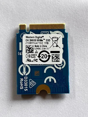 WD CH SN530 1TB M.2 2230 SSD NVMe PCIe 4.0 x2 For Xbox Series X/S Expansion Card - Image 1 of 4