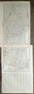 Antique 1914 World War WWI Atlas City Map Chicago IL & Christiania Oslo Norway - Picture 1 of 24
