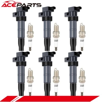 6 bujías de encendido y 6 de iridio para Hyundai Veracruz Azera 2007-2011 3,8 L Foto 1 de 4