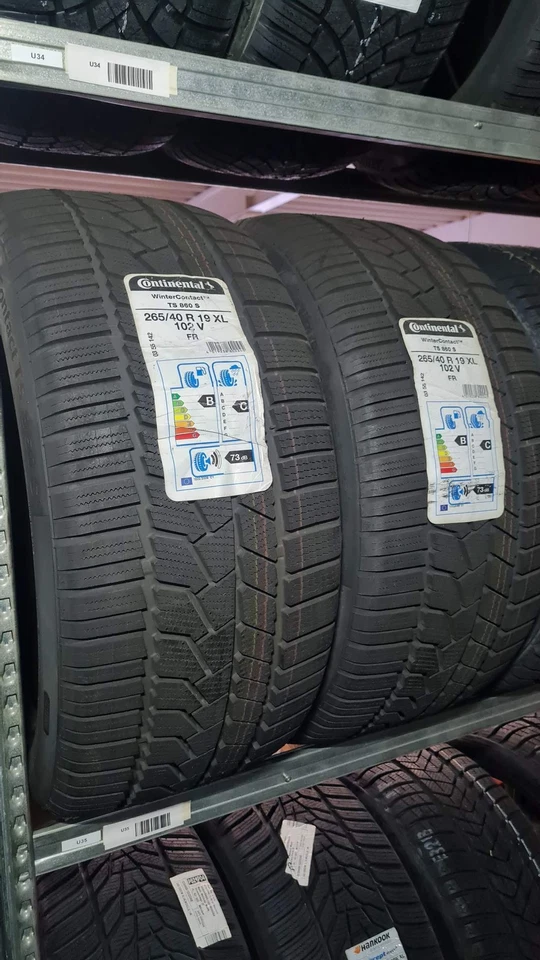 2x 265/40 R19 102V Continental WinterContact TS860 DOT 2017 Winterreifen - Bild 1 von 1