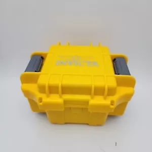 Scatola orologio Invicta Impact One Slot gialla cassa subacquea - Foto 1 di 8