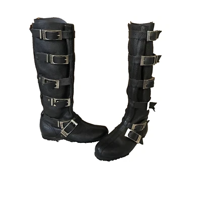 Son of Sandlar Boots Leather Low Buckle unisex-Medieval-Steampunk-Renaissance - Image 1 of 3