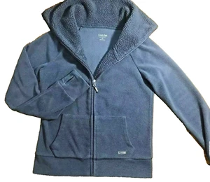 Chaqueta polar gris de secado rápido Calvin Klein Performance para mujer extra pequeña - Imagen 1 de 6