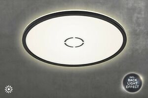LED Deckenleuchte Briloner 3392-015 Wohnraumlampe Schwarz Weiß 3000 Lumen