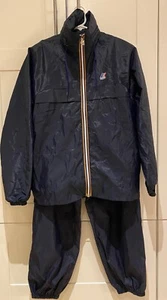 Vintage1980’s K-Way Jacket & pants windbreaker waterproof men women size small - Picture 1 of 12