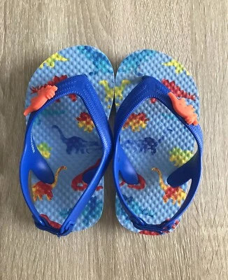 Sandalias/zapatos chanclas coloridos dinosaurios “talla 5/6” Foto 1 de 2