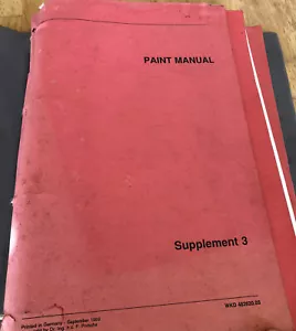 FACTORY BINDER 1993 Porsche Paint Supplement Manual - Bild 1 von 3