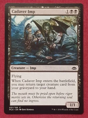 Magic The Gathering PLANECHASE ANTHOLOGY CADAVER IMP black card MTG - Image 1 of 2