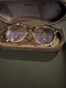 NEW TOM FORD TF 5770-B 055 HAVANA PINK AUTHENTIC EYEGLASSES FRAMES 54-17-140mm - Picture 1 of 5