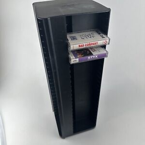 LaserLine  Audio Cassette Carousel Rotating Spinning Storage Tower 100 See Pics