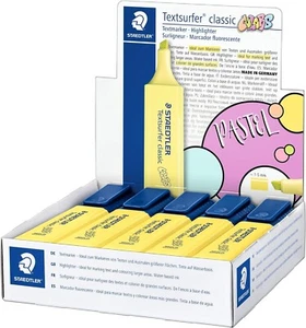 Bolígrafos iluminadores Staedtler 364 C-100 clásicos Textsurfer, amarillos - caja de 10 - Imagen 1 de 2