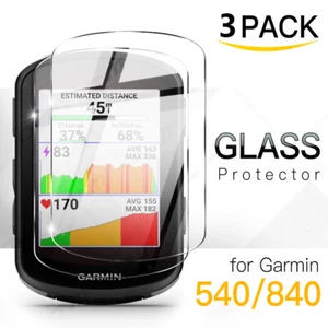 3PCS Tempered Glass Film Cover Guard Screen Protector For Garmin Edge 840 / 540 - Photo 1 sur 5