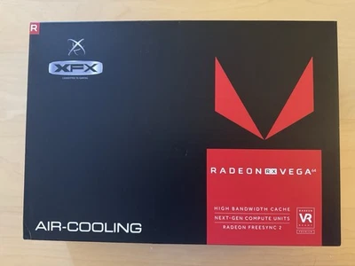 NEW & SEALED! XFX AMD Radeon RX Vega 64 8GB HBM2 Graphics Card RX-VEGMTBFX6 - Image 1 of 2