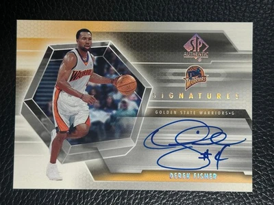 2004 SP Authentic SP Signatures Derek Fisher Auto Autograph  - Image 1 of 2