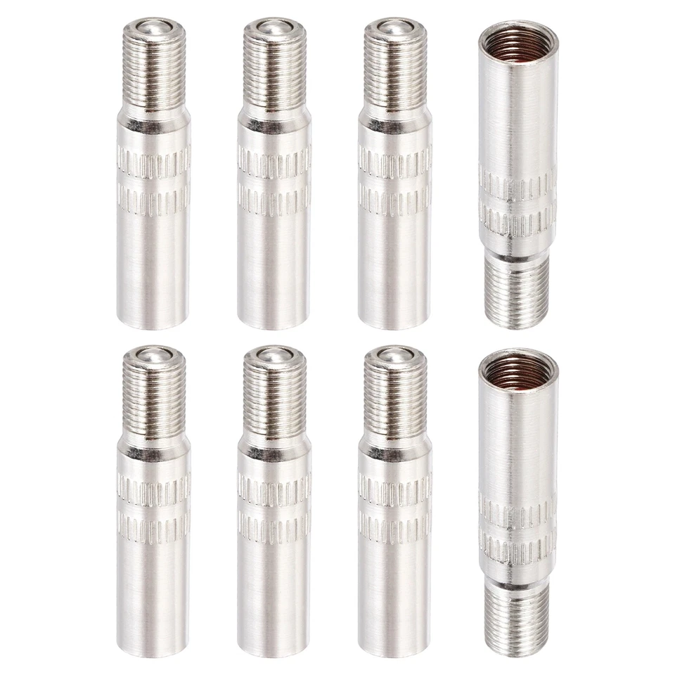 8Pcs 39mm Double Seal Valve Stem Cap Copper Nickel Plated Inflate Tire Valve Foto 1 de 4
