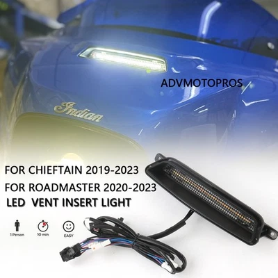 For Indian Roadmaster Dark Horse 2020-2023 Fairings Front Vent Trim Turn Signals - Image 1 of 4