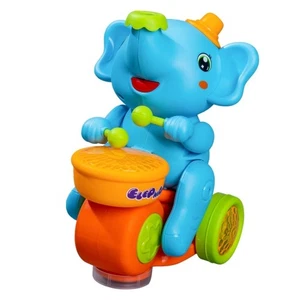 Auto Giocattolo Bambini Elettrica Soffia Palla Tamburo Elefante Suono Luce (Blu) - Foto 1 di 7