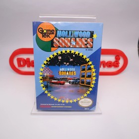 NES Nintendo Game HOLLYWOOD SQUARES -NEW & Factory Sealed with Authentic H-Seam!