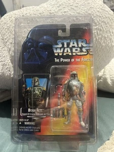 Star Wars Power Of The Force POTF Figure - Boba Fett w/ Jet Pack - Picture 1 of 1