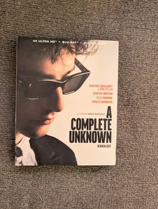 A Complete Unknown 4K Ultra HD + BLU-RAY Timothee Chalamet Bob Dylan +Slipcover - Bild 1 von 2