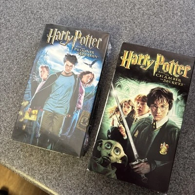 Harry Potter Sealed prisoner of Azkaban VHS + Free, Used The Chamber Of  Secrets - Image 1 of 4