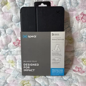 Speck Balance Folio for Galaxy Tab A 8.4 Black - Picture 1 of 2