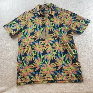 Chubbies The Ocean Flower Performance Polo 2.0 Shirt Size X-Large NWT - Picture 1 of 8
