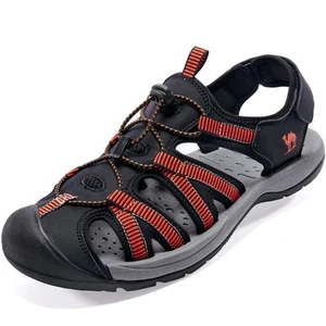 Men's Hiking Sandals Closed Toe Outdoor Beach Sandal Waterproof Sport Fisherm... - Picture 1 of 7
