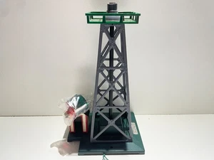American Flyer S Gauge  Beacon Light Tower Green Base Untested No Box - Picture 1 of 8