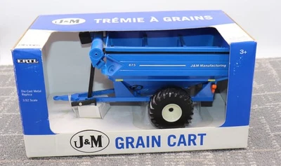 Carro de granos Ertl J&M 875 azul nuevo en caja escala 1:32 Foto 1 de 4