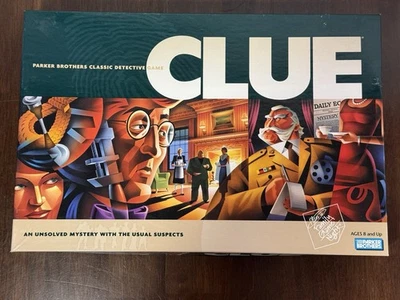 Parker Brothers Clue Board Game 2002 Hasbro Complete Party Family Fun Night New - Image 1 of 4