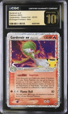 CGC Pristine 10 Gardevoir ex 93/101 Holo Celebrations Pokémon Card - Image 1 of 2