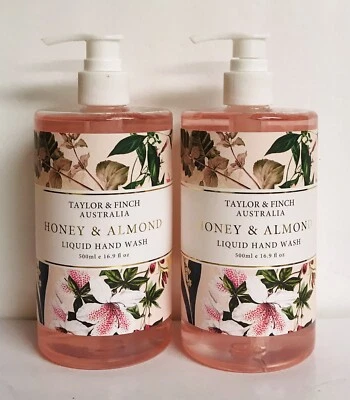 2 frascos de mel e amêndoa líquido para lavar à mão 16,9 fl oz cada - Imagem 1 de 2