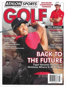 Athlon Sports Golf Magazine Tiger Woods Majors Courses Storylines Contenders - Picture 1 of 12