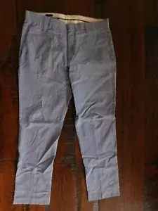 JCrew $98 Ludlow Slim-fit unstructured suit pant cotton-linen Blue 32/30 K5212 - Picture 1 of 3